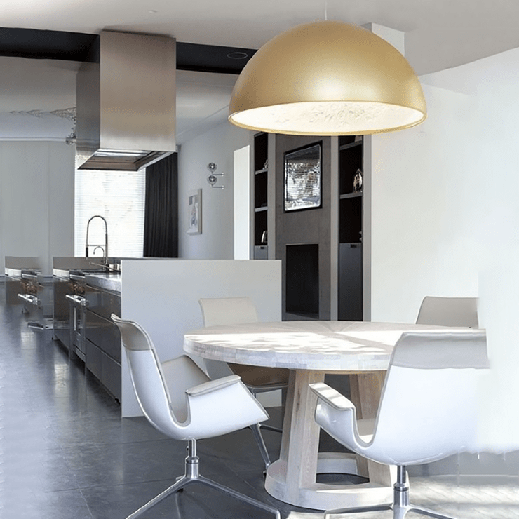 Люстра Skygarden Gold D40 в стиле Flos