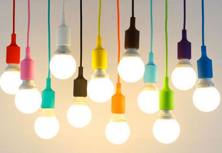 Люстра Spider Collor  6 плафонов в стиле Muuto