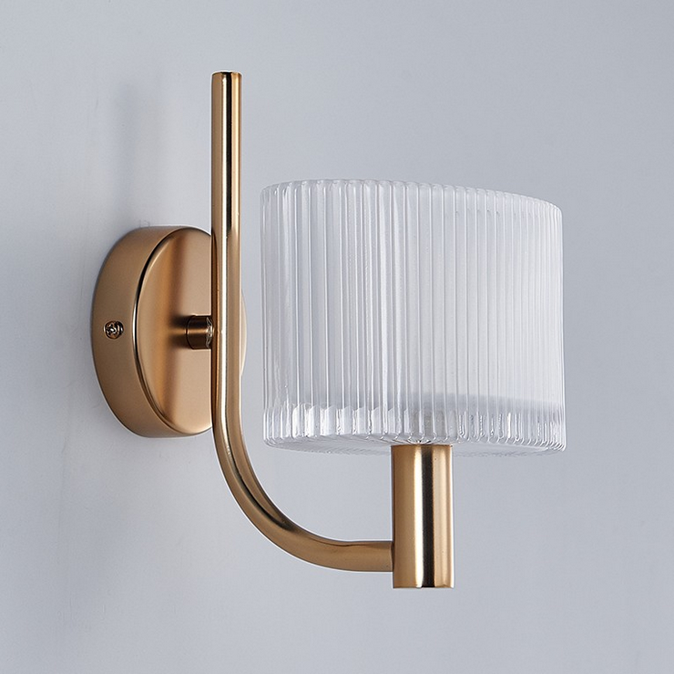 Бра Cleveland, French gold White matt glass L19*H16*Sp16 cm