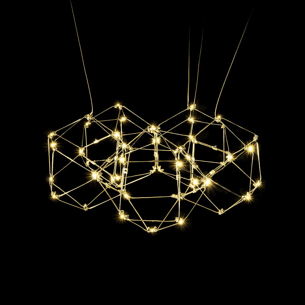 Люстра Bjork small круглая без вставок (сегмент 20*20 см)