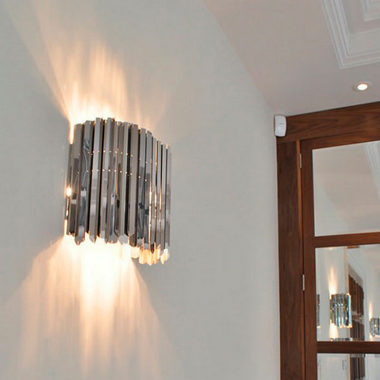 Бра Facet Chrome Gold в стиле Tom Kirk