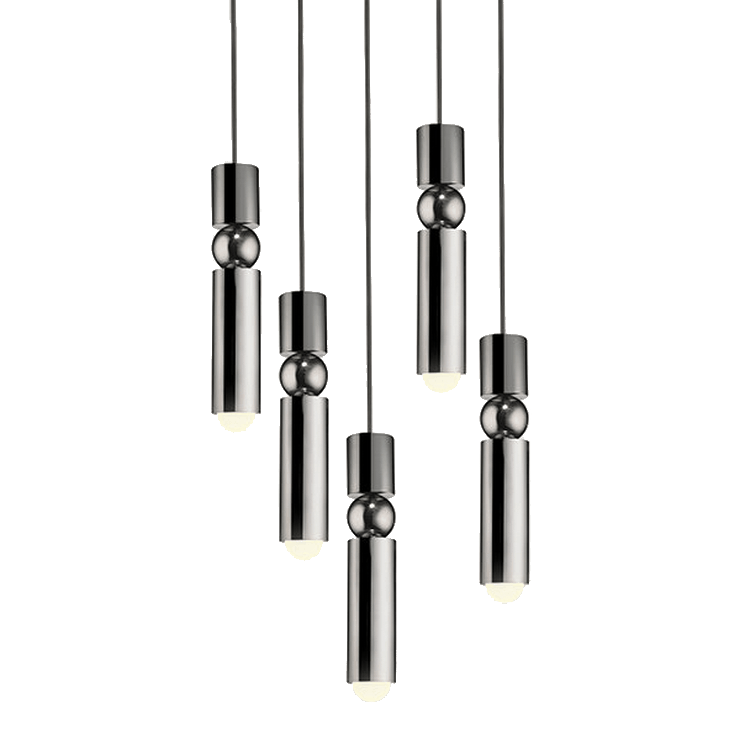 Светильник Fulcrum Light 5 Chrome в стиле Lee Broom