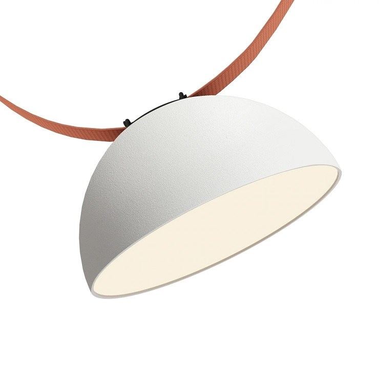 Светильник PLUSMINUS TEXTILE SYSTEM  Semisphere White D200 mm