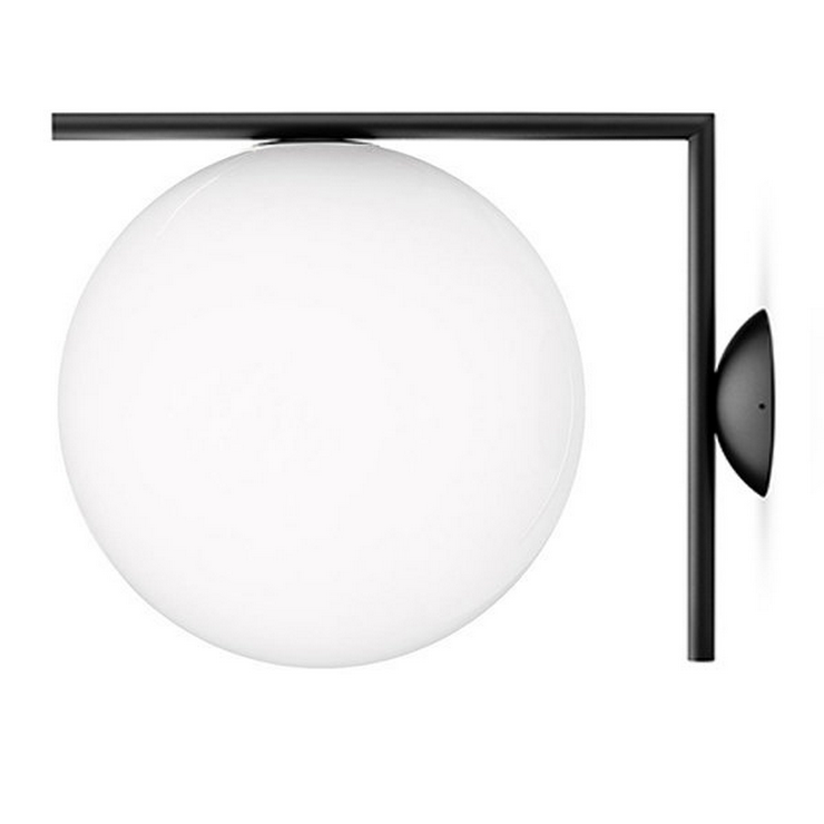 Светильник настенно-потолочный IC Lighting Wall 2 Black в стиле Flos