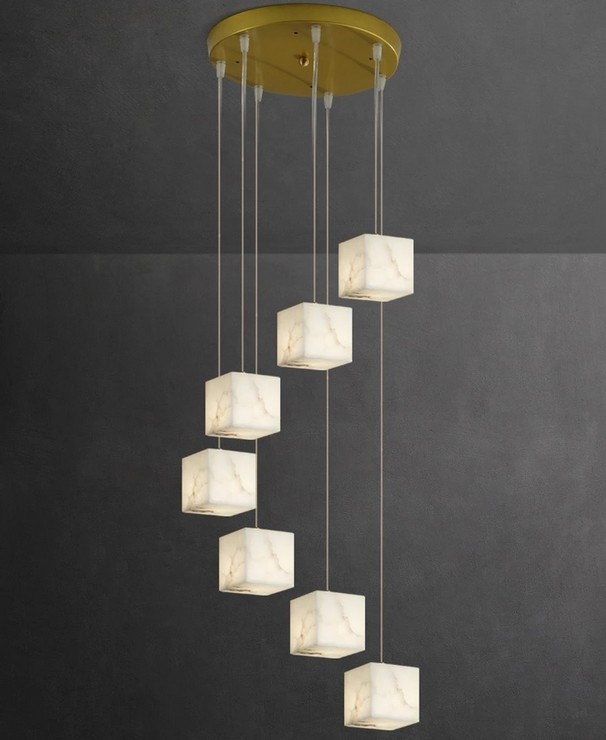 Каскадная люстра Marbel Cube