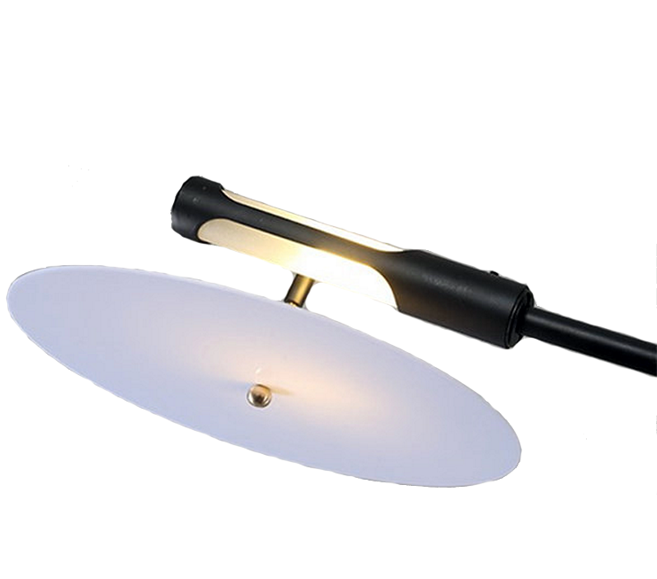 Люстра подвесная Branching Disc 5 Black в стиле Lindsey Adelman