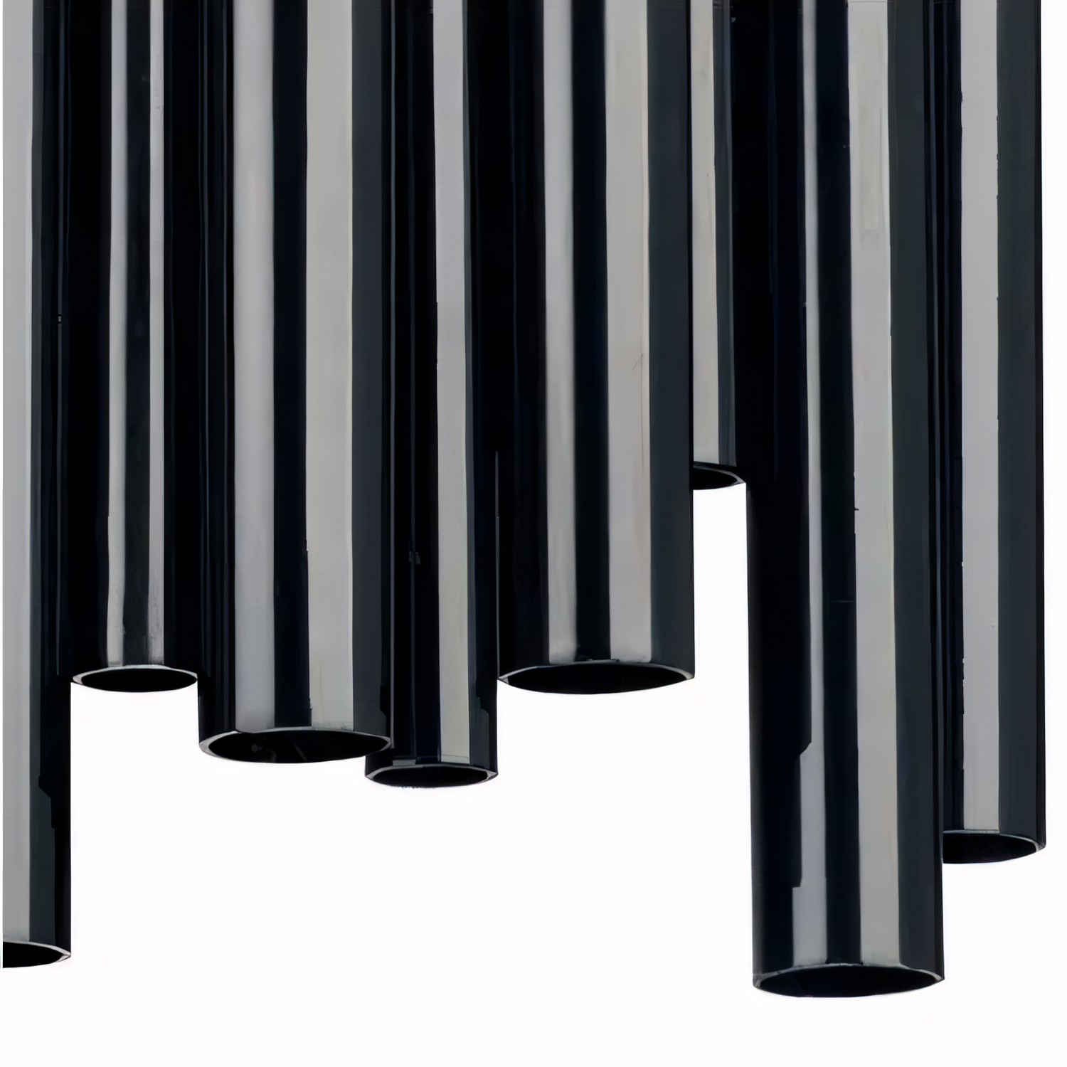 Люстра подвесная Brubeck D80 Черная в стиле Delightful