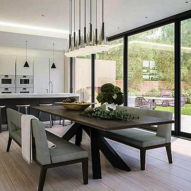 Люстра Fucsia 12 в стиле Flos