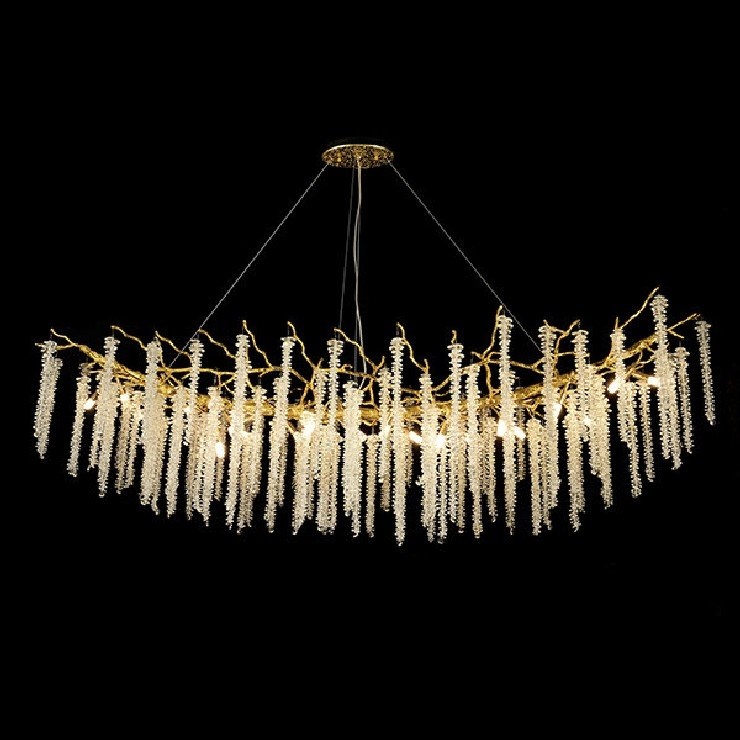 Люстра Sinfonia di Luce Gold Arco L 120 см