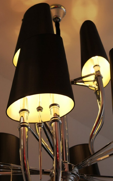 Люстра Brunilde 6+3  Белый в стиле Ipe Cavalli