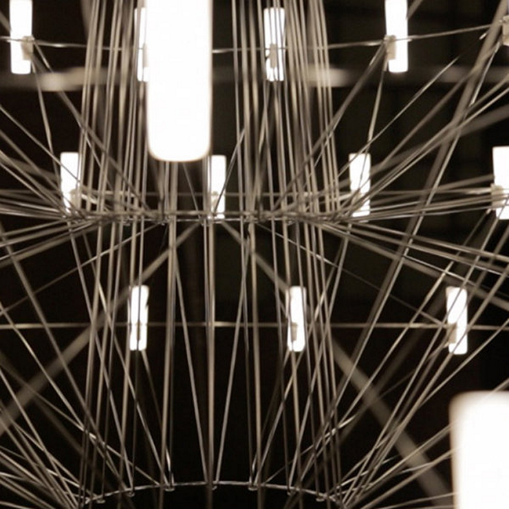 Люстра Coppelia Small 2 D85 Nickel в стиле Moooi