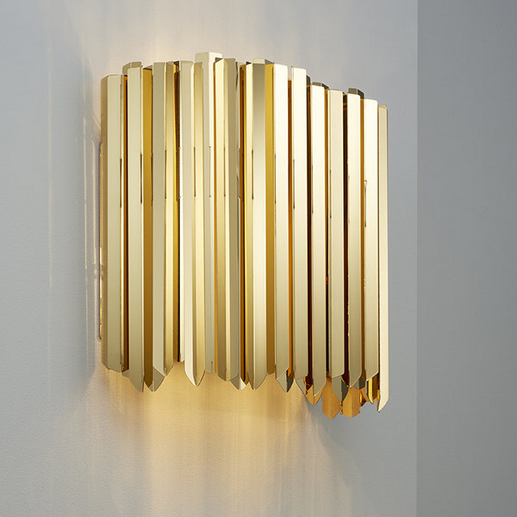Бра Facet  Gold в стиле Tom Kirk