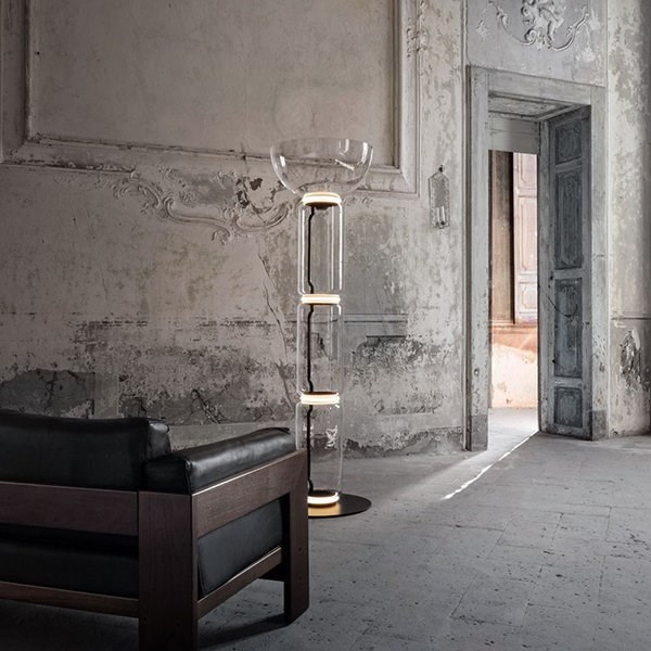 Торшер Noctambule 3 Cylinder and Bowl в стиле Flos