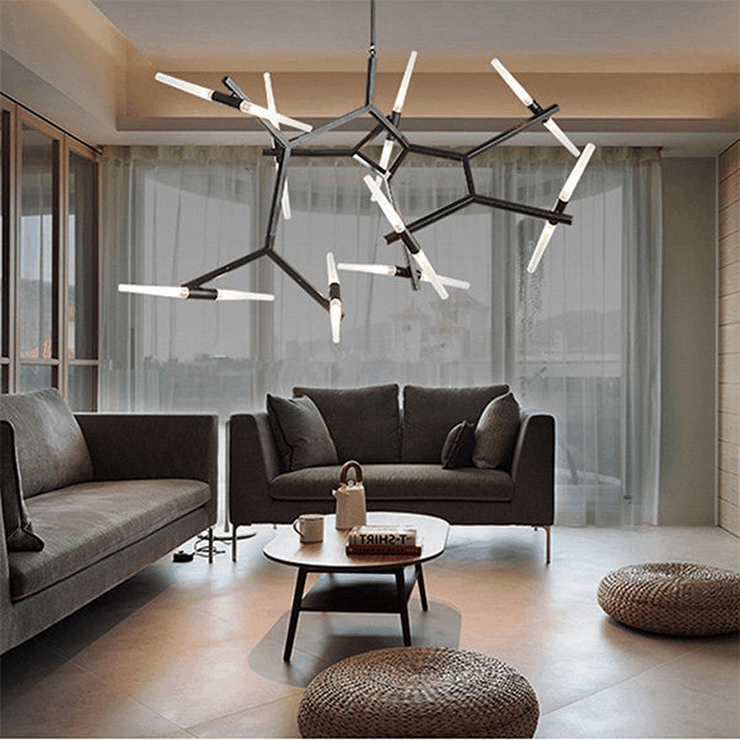 Люстра Agnes 18 Black в стиле Lindsey Adelman