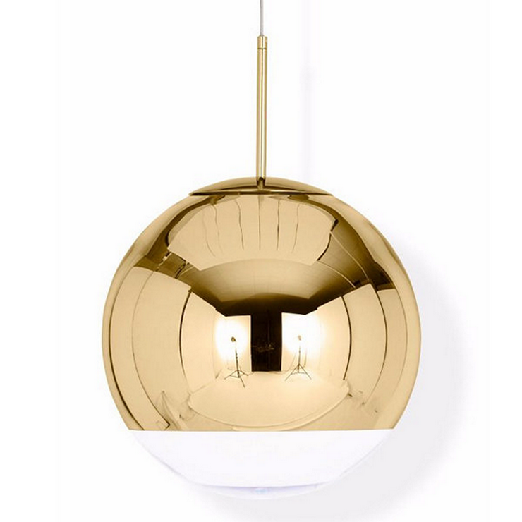 Светильник Mirror Ball Gold D35  в стиле Tom Dixon