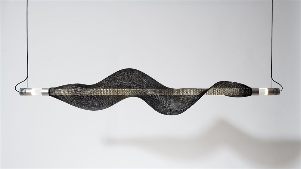 Светильник подвесной Vapour Horizontal Black L130