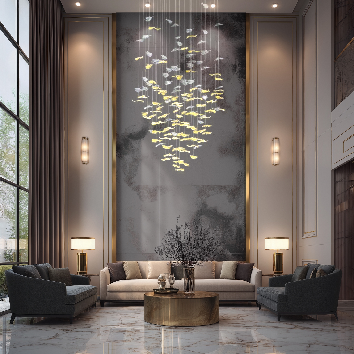 Декоративная композиция Autumn leaves 10