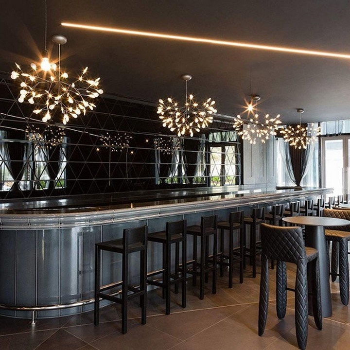 Люстра Heracleum 2 D98 Золотой в стиле Moooi