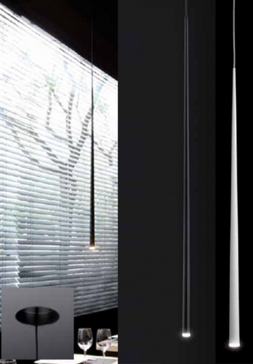 Светильник Slim 1 White в стиле Vibia