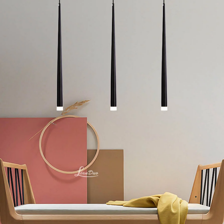 Светильник Slim Mini Black в стиле Vibia