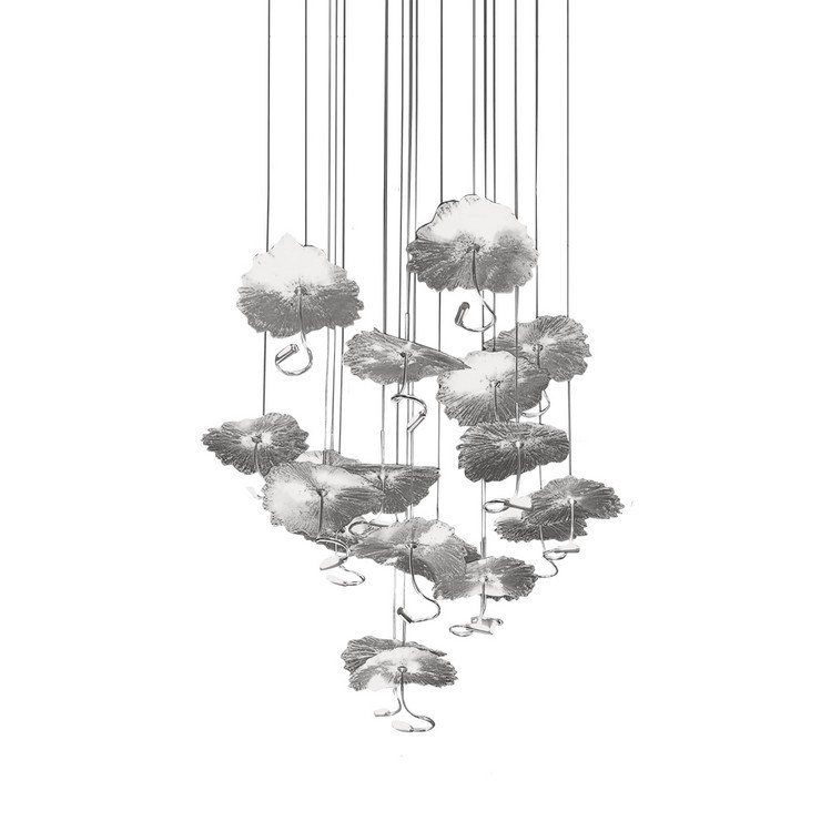 Люстра Gold moon 19 silver в стиле Catellani&Smith