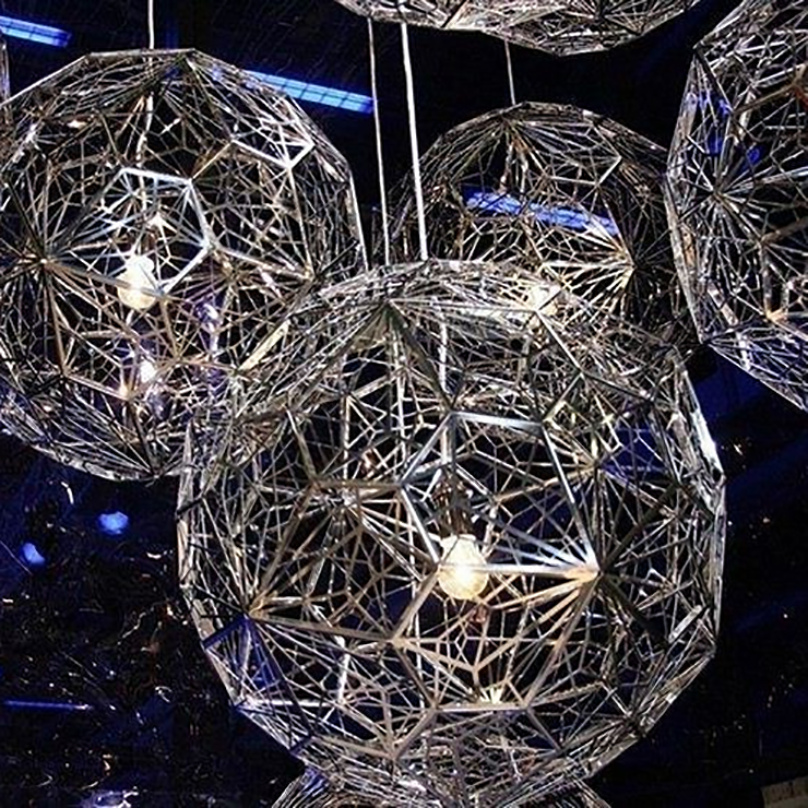 Светильник Etch Web D50 в стиле Tom Dixon
