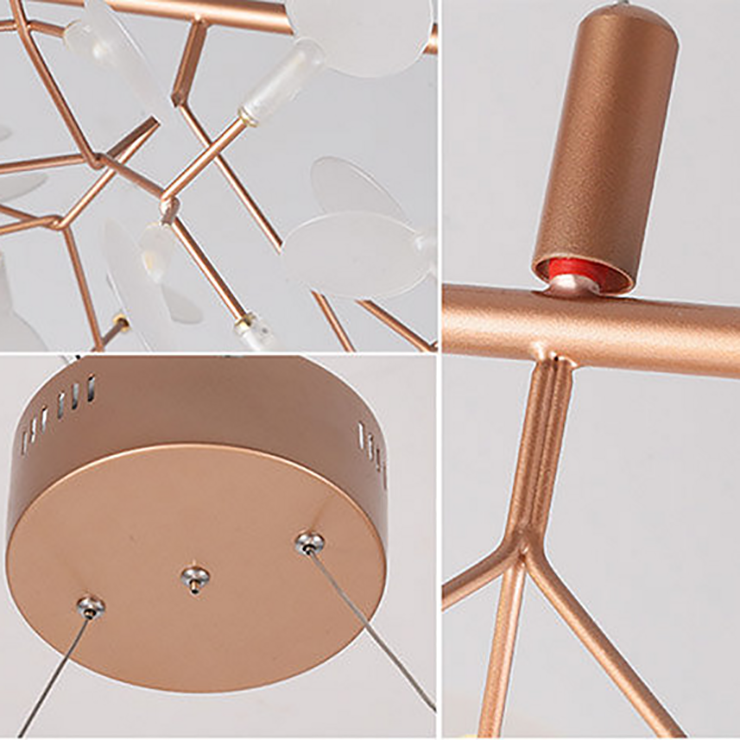 Люстра Heracleum Endless Single  медный в стиле Moooi