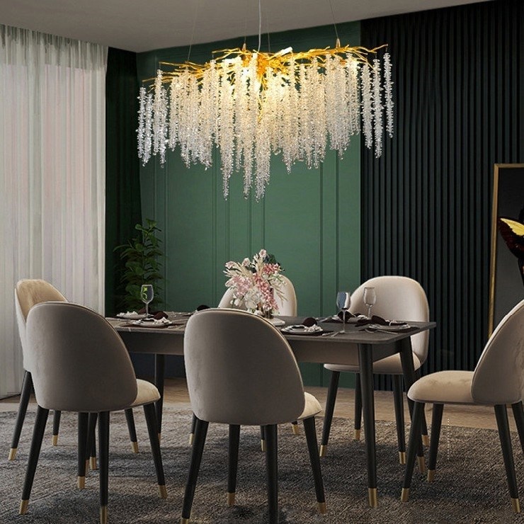 Люстра Sinfonia di Luce Gold Long L 140 см