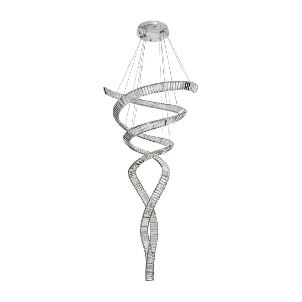 Люстра подвесная Bertolda spiral Silver D100