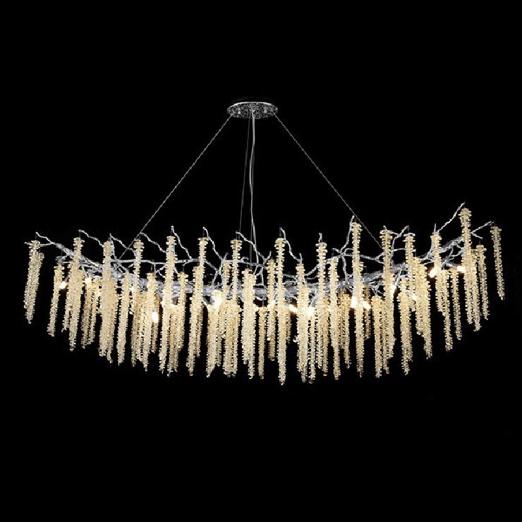 Люстра Sinfonia di Luce Silver Arco  L 120 см