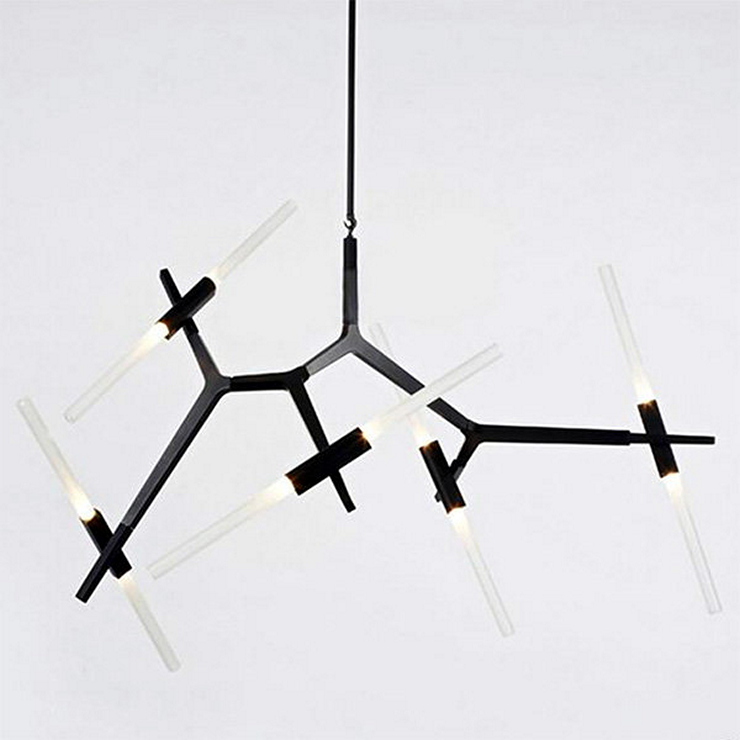 Люстра Agnes 10 Black в стиле Lindsey Adelman