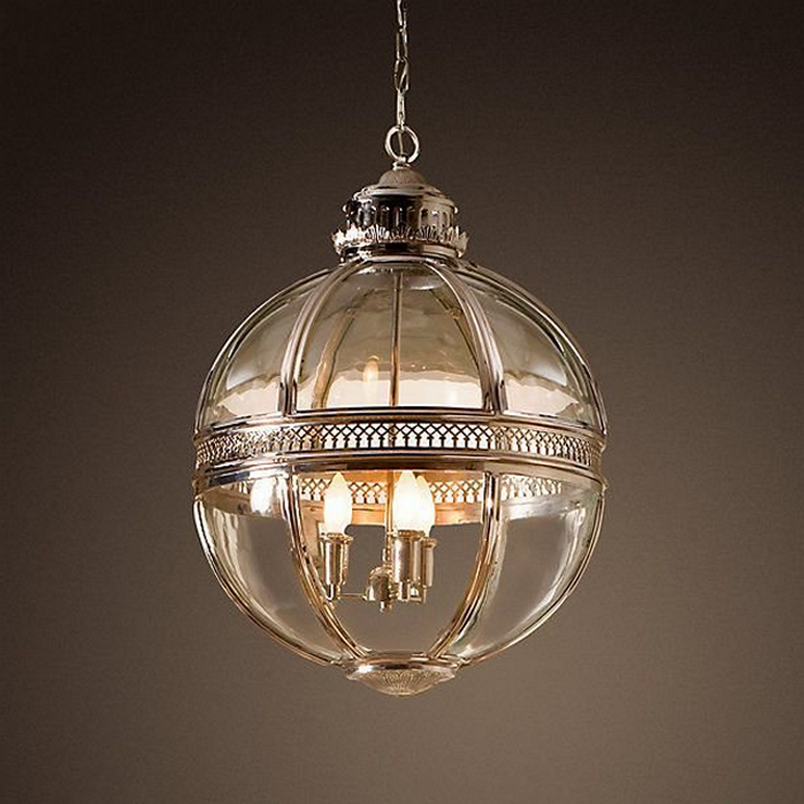 Люстра Lantern Residential D30 бронза в стиле Eichholtz