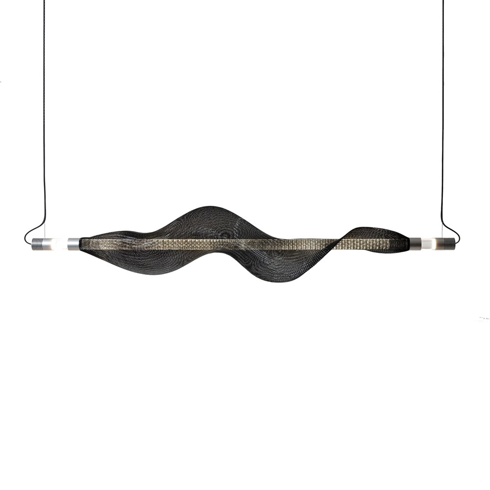 Светильник подвесной Vapour Horizontal Black L80