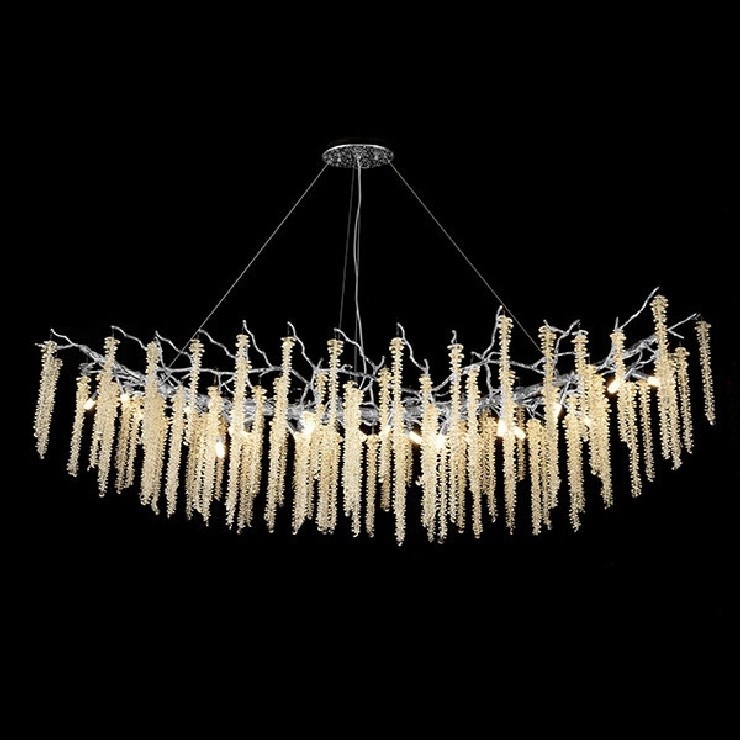 Люстра Sinfonia di Luce Silver Arco  L 140 см