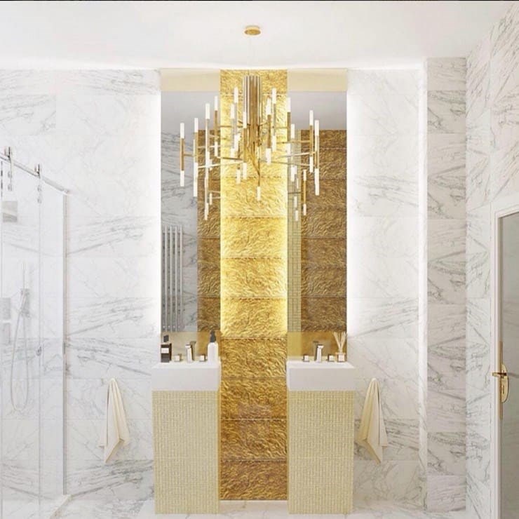 Люстра The Light 36 золотой