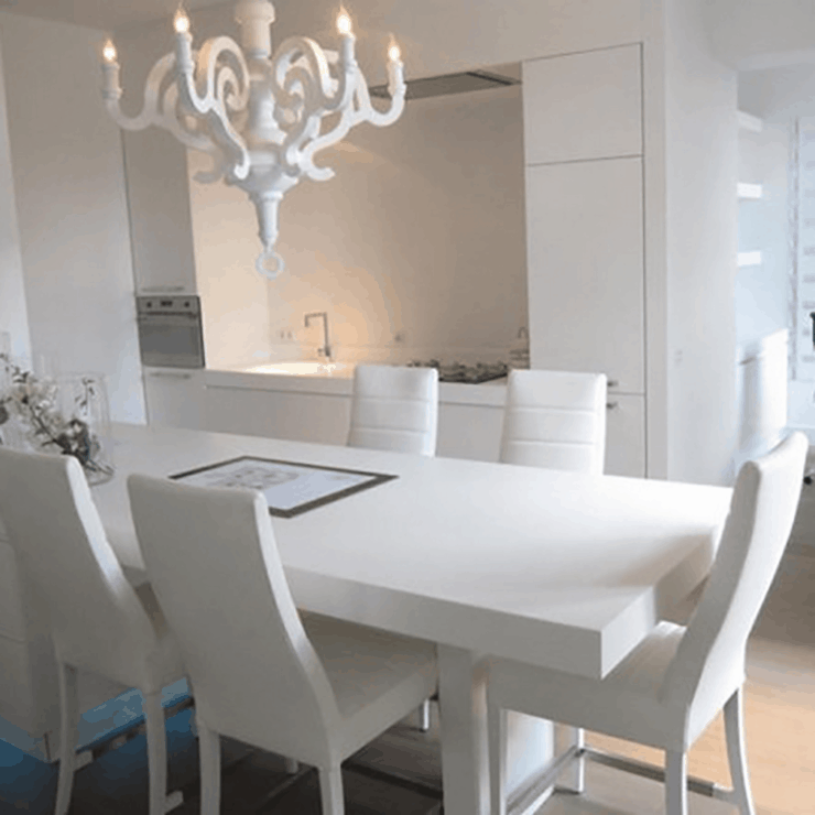 Люстра Paper Chandelier  Диаметр 90 см / Высота 110 см Белый в стиле Moooi