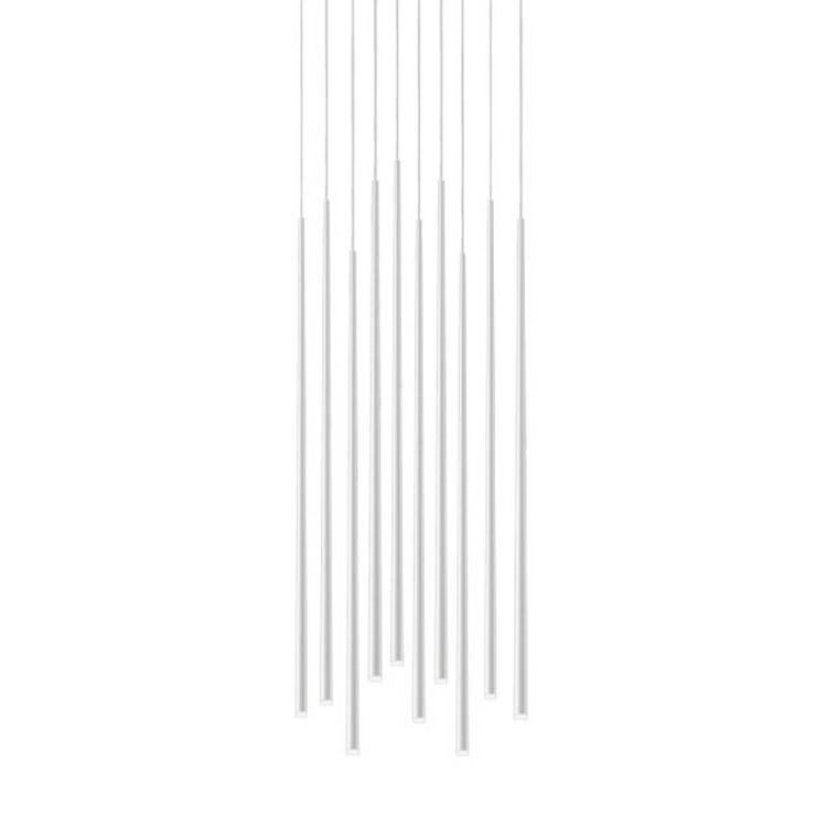 Люстра Slim 10 White Round в стиле Vibia