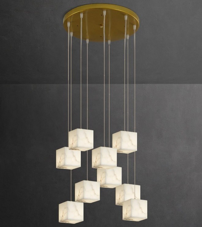 Каскадная люстра Marbel Cube