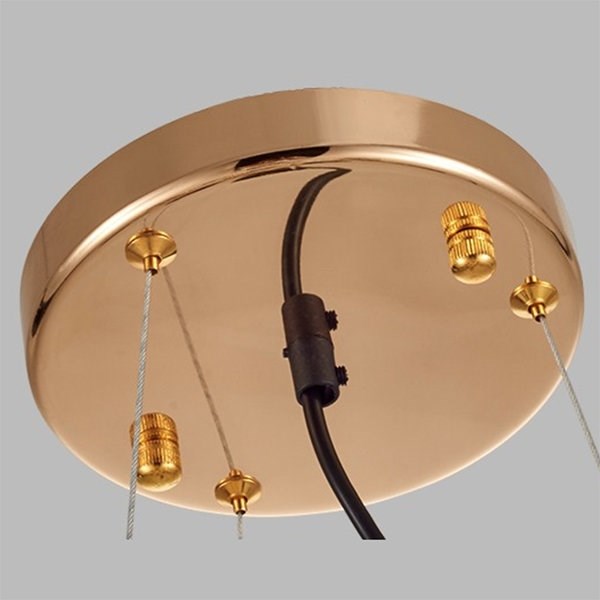 Люстра Ike 19 Lamp Черный + Золотой в стиле Delightful