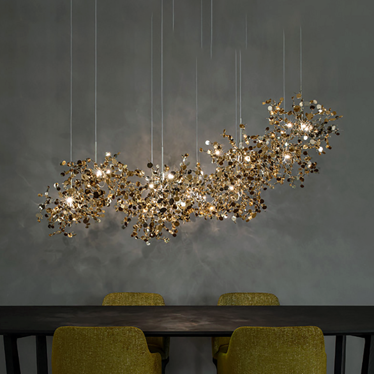 Люстра Argent L140 Gold в стиле Terzani