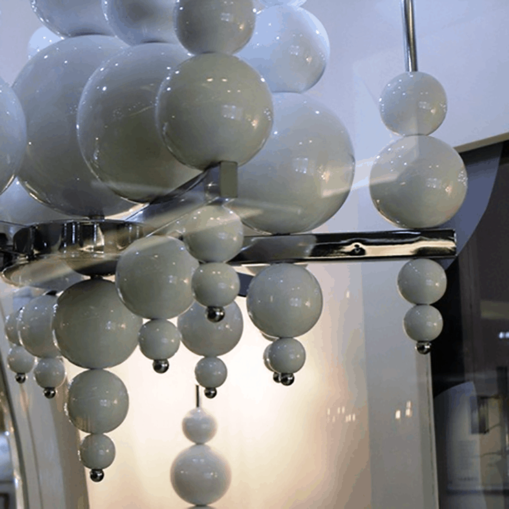 Люстра 20 Tears From Moon белый в стиле Ilfari