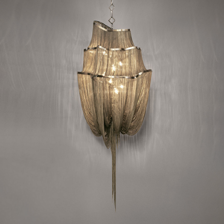 Люстра Atlantis A13SD D50 Диаметр 50 см / Высота 110 см Бронза в стиле Terzani