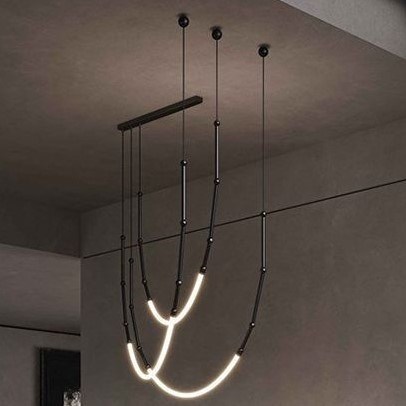 Люстра Alrik black Line