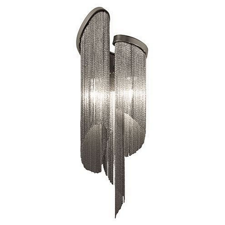 Бра Stream Серебряный в стиле Terzani