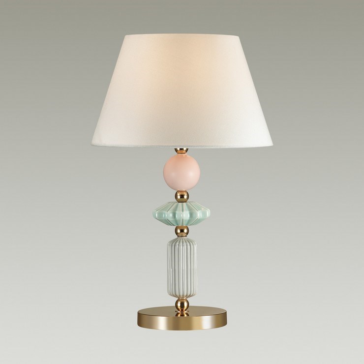 Лампа настольная Caramelle Pink/Green/Gray
