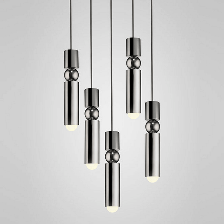 Светильник Fulcrum Light 5 Chrome в стиле Lee Broom