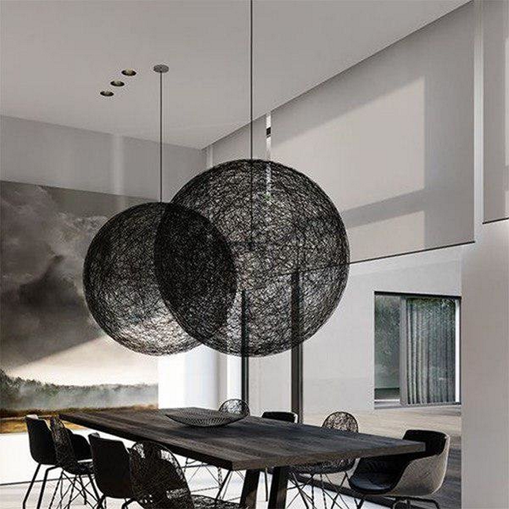 Люстра Random  Black D30 в стиле Moooi