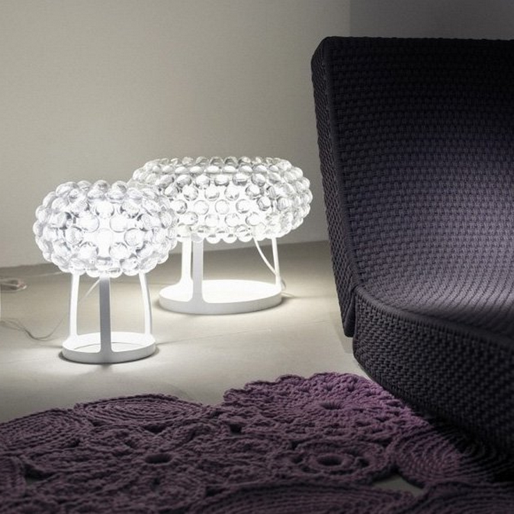 Лампа настольная Caboche Clear D35 в стиле Foscarini