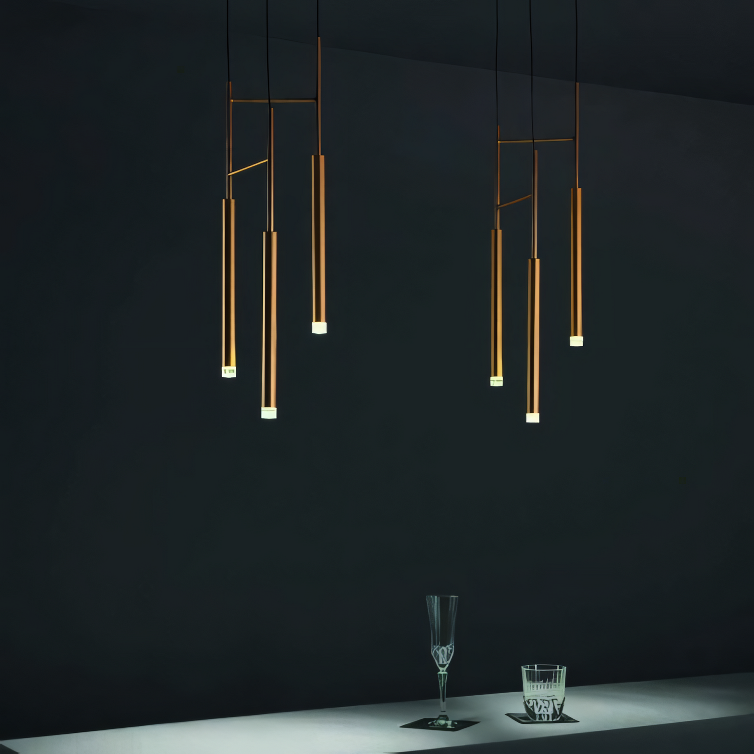 Светильник подвесной PENDANT CANDLE TRIPLEX в стиле Leds C4