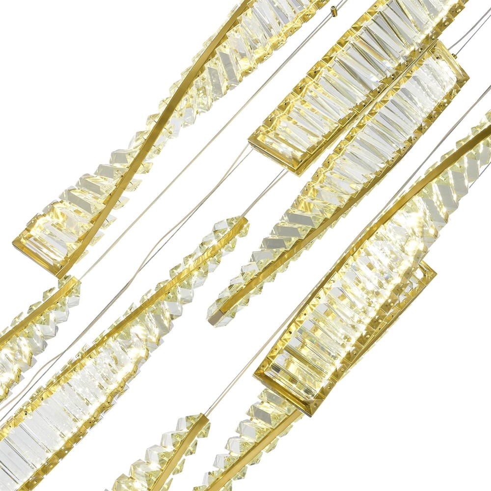 Люстра подвесная Bertolda 9 Brass